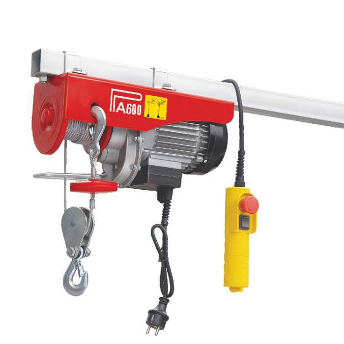 Polipasto (gancho simple/doble) 220/230V 1050W 600Kg