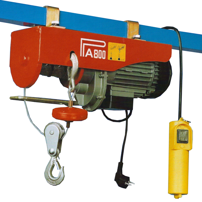 Polipasto (gancho simple/doble) 220/230V 1350W 800Kg