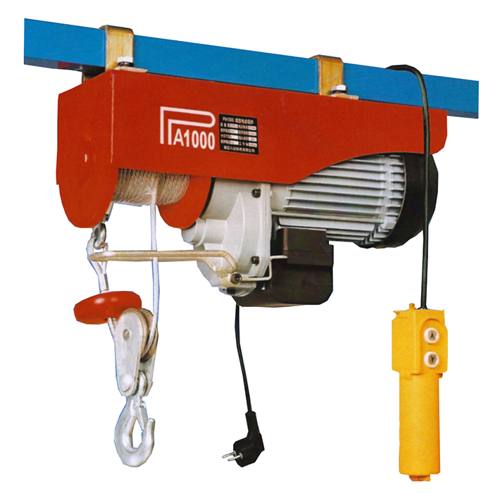 Polipasto (gancho simple/doble) 220/230V 1600W 1000Kg