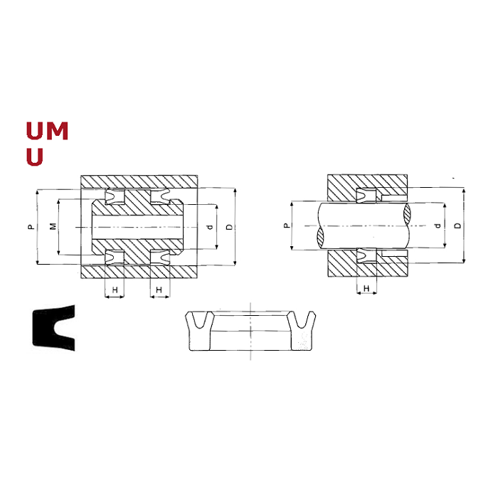 Collarín 45x65x10 NBR