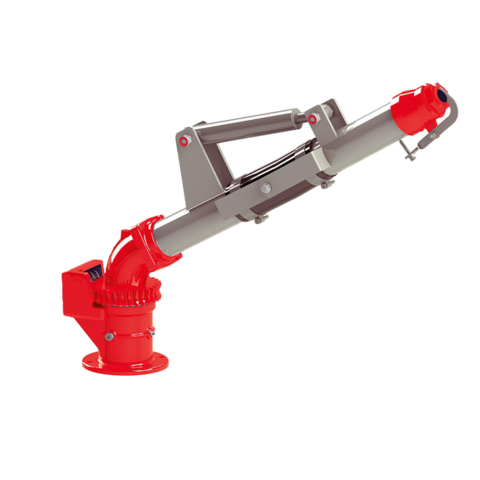 Cañon giratorio hidráulico 4" Sin motor