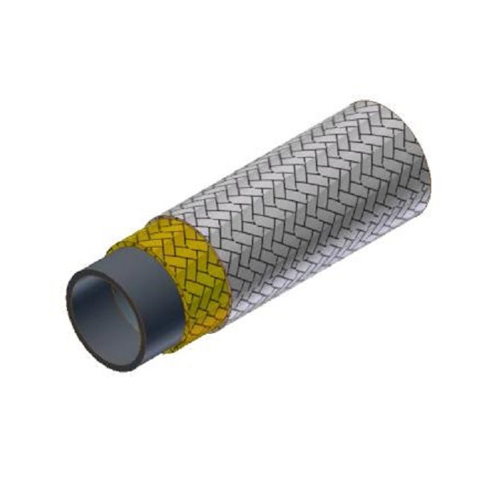 Tubo Viso 9x14 25Bar Trenza Galvánica