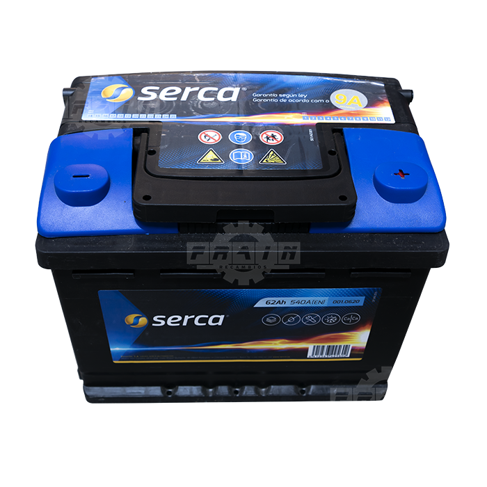 Batería Serca 62Ah 540EN 242x175x190