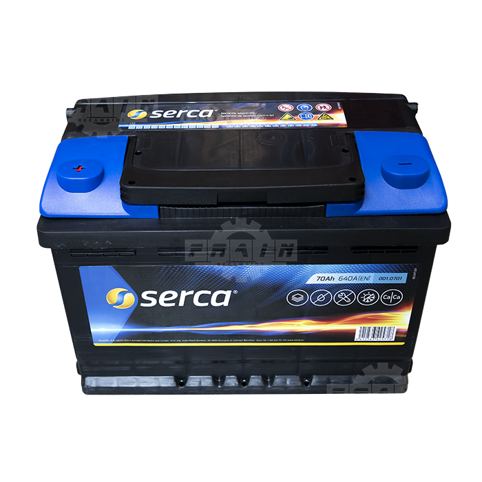 Batería Serca 70Ah 640EN 278x175x190
