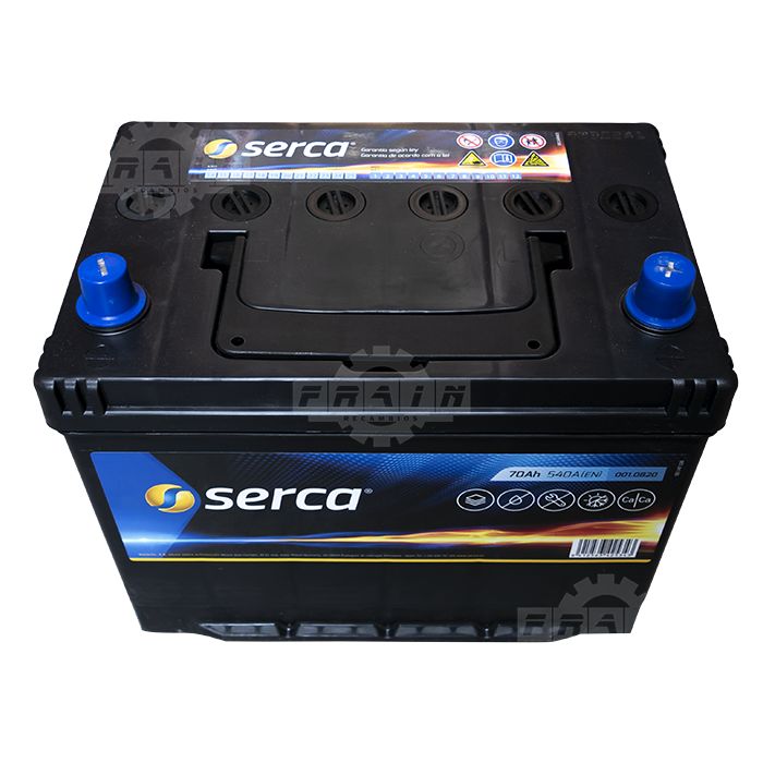 Batería Serca 70Ah 540EN 270x173x222