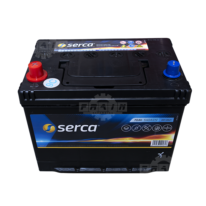 Batería Serca 70Ah 540EN 270x173x222