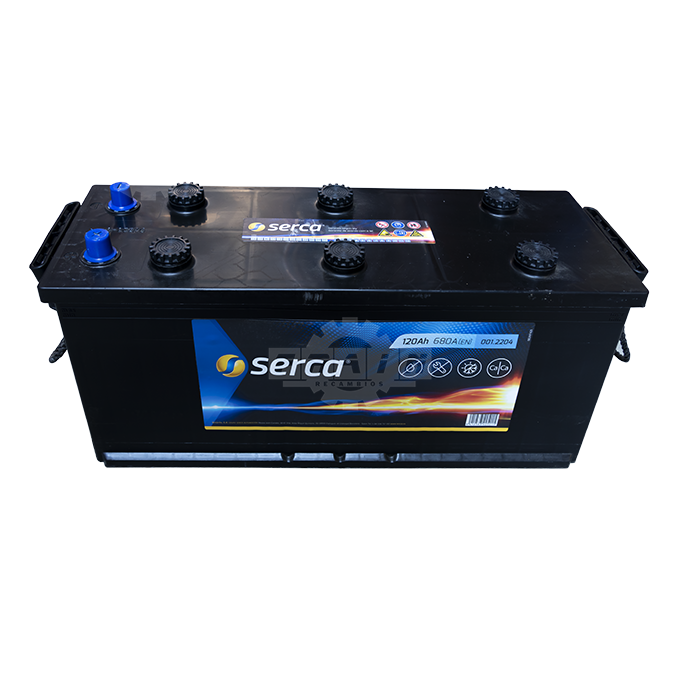 Batería Serca 120Ah 680EN 510x175x225