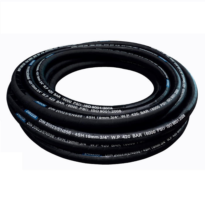 Manguera Pezzas 2 Mallas 1/2 (Precio por rollo de 100mts)