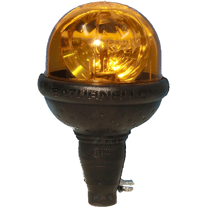Rotativo Saturnello halógeno flexible palomilla 12V C/Lámpara H1