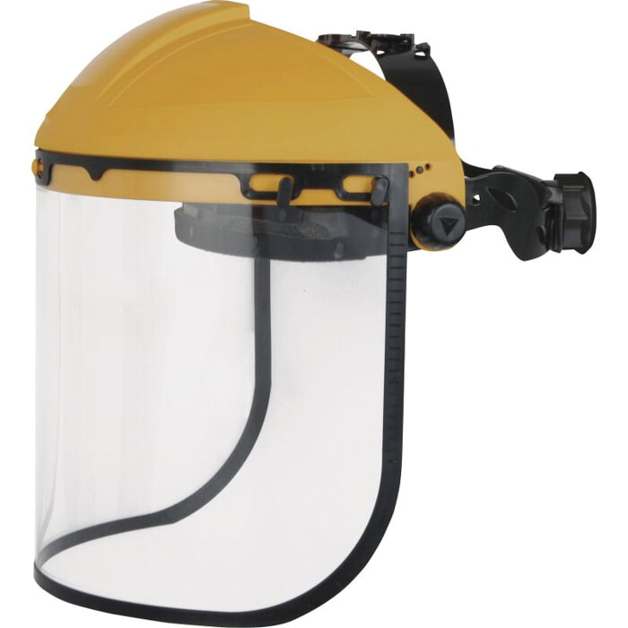 Porte Visera Con Visera Policarbonato Incoloro (Sin Talla/Amarillo)