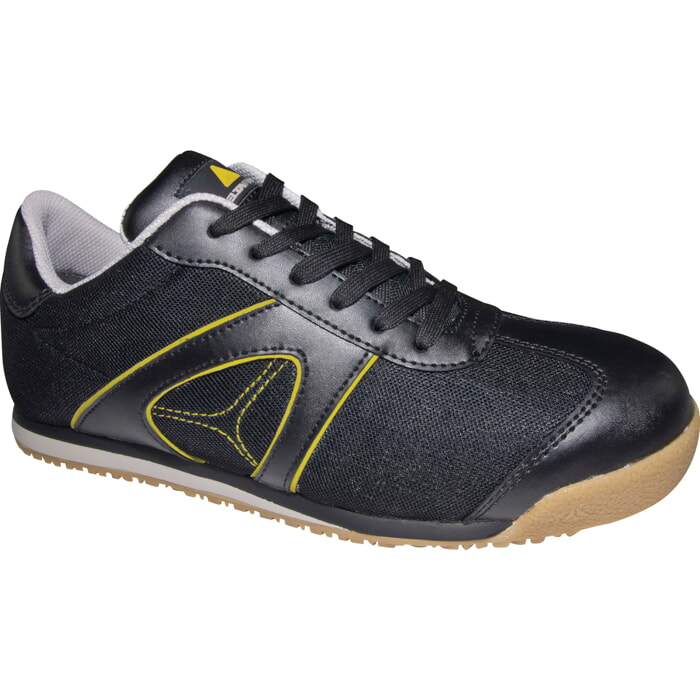 Calzado Piel Flor /Malla Aireada - S1P SRC (Talla 44/Negro)