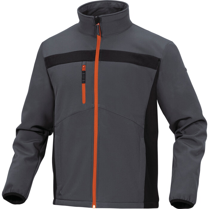 Chaqueta de Softshell (Talla Xl /Gris-Naranja)