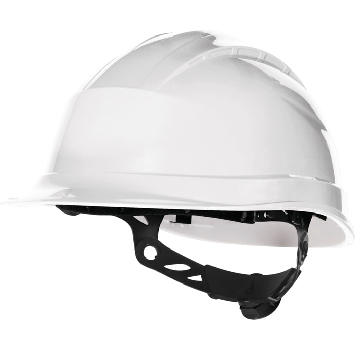Casco de Obra Ajustable Por Sistema Rotor (Ajustable/Blanco)
