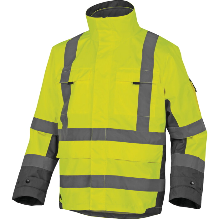 Parka A.V. 4 En 1 Poliéster Oxford (Talla M/Amarillo Fluo-Gris)