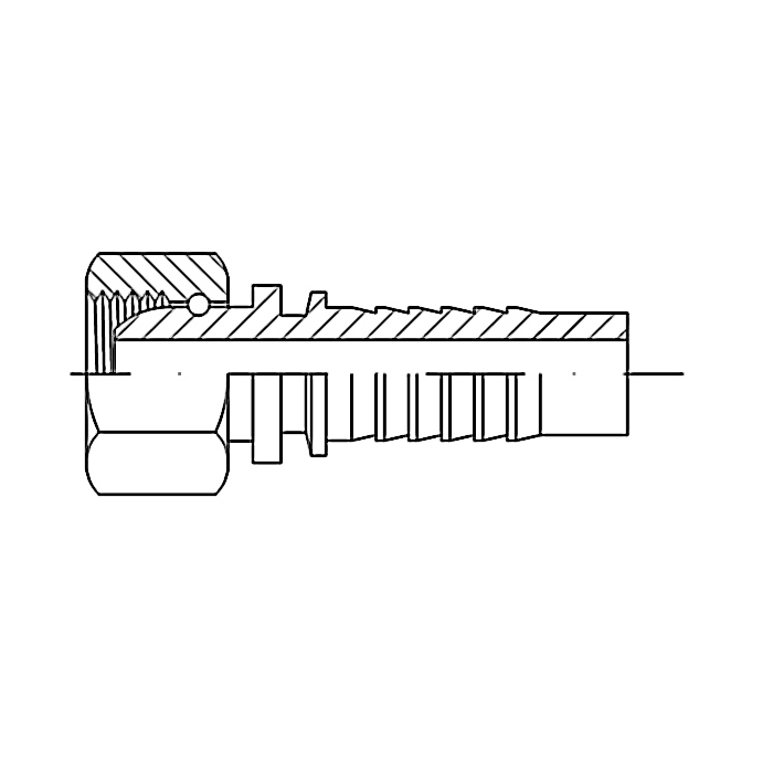 Hembra Giratoria 1 1/2 Tubo 1 1/4 BSP/GAS