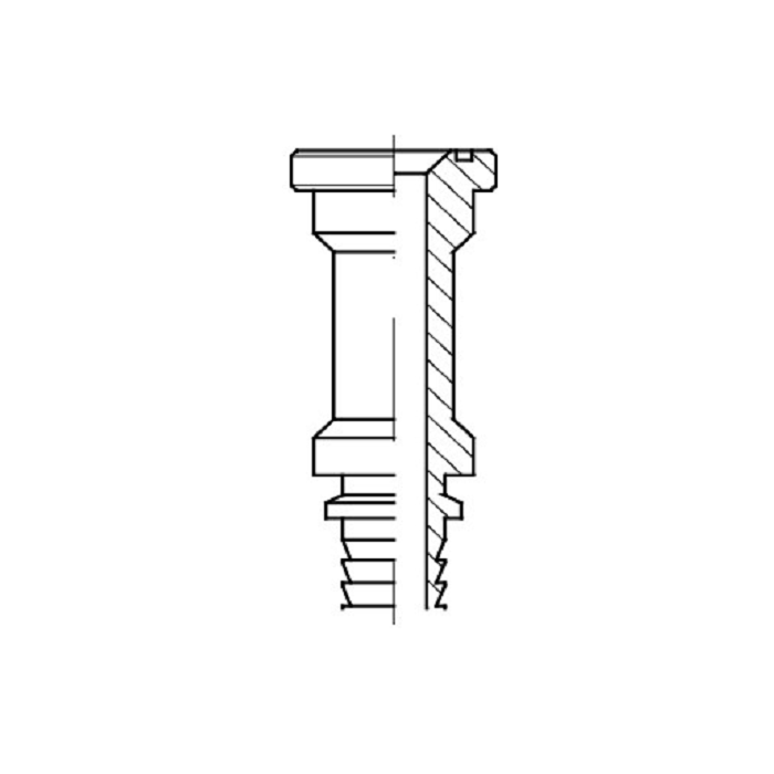 Brida 3000 PSI Multiespiral 20-20 Tubo 1 1/4