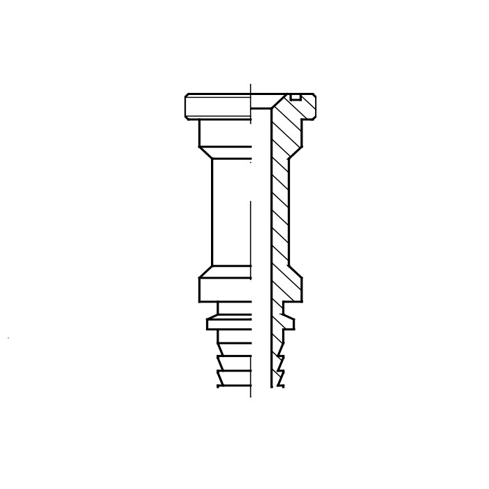 Brida 6000 PSI 45º Multiespiral 16-16 Tubo 1