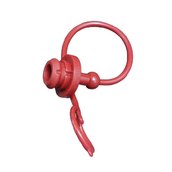Tapón DN12 MACHO Rojo 1/2  Para partes Hembra