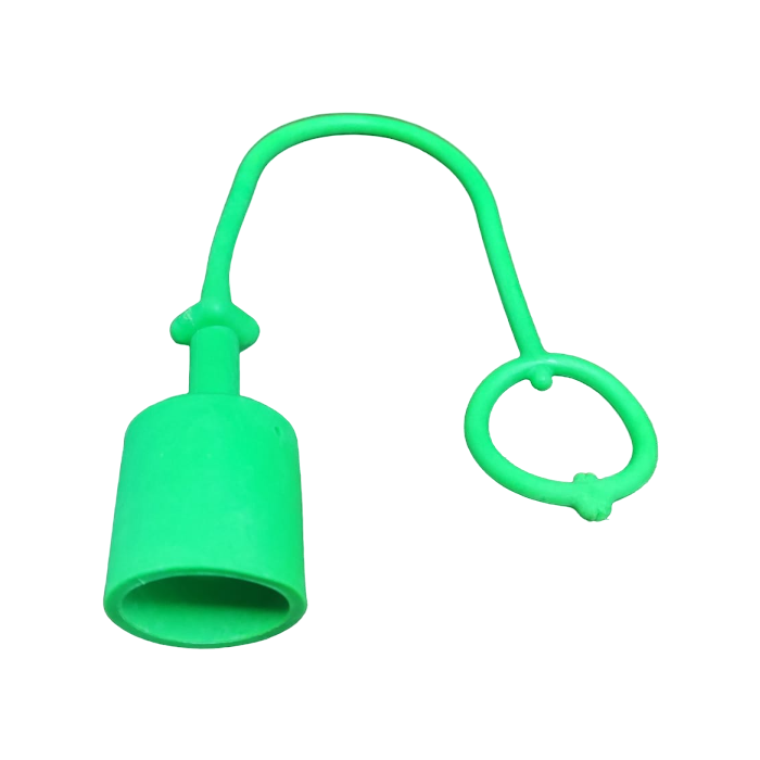 Tapón DN12 MACHO Verde 1/2 Para partes Hembra