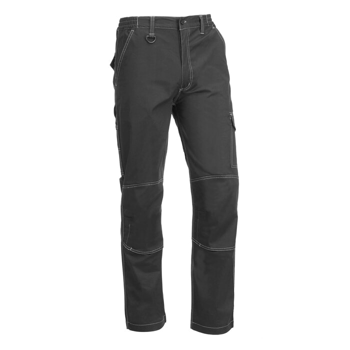 Pantalón Multibolsillos. Color Gris. Talla XS