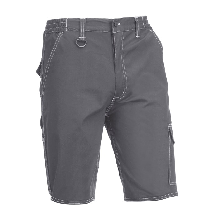 Pantalón Corto Multibolsillos. Color Gris. Talla XXL