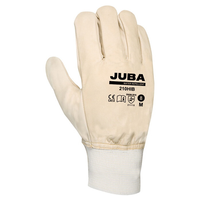 Guante Cuero Flor Vacuno Hidrófugo con Tratamiento "Scotch-Guard". Talla 11