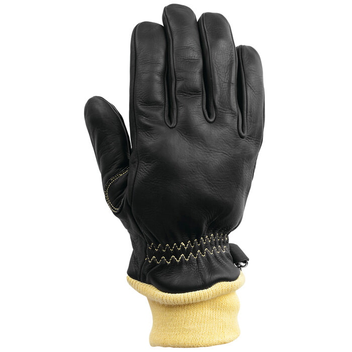 Guante de Piel Flor Vacuno Hidrofugado, con Refuerzo en Palma. Especial Bomberos. Talla 10