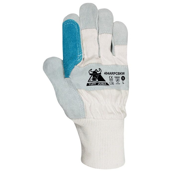 Guante Americano Serraje Crupón. Reforzado Palma, Pulgar e Índice con Serraje. con Puño Elástico. Talla 9