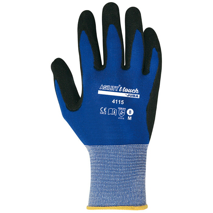 "T-Touch" Guante de Nylon/Elastano con Palma Recubierta de Nitrilo con Pu. Talla 9