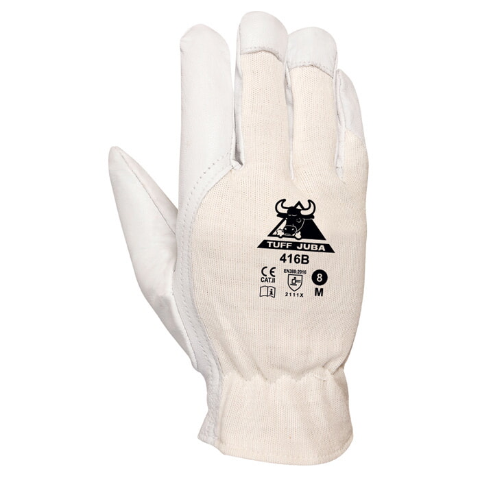 Guante Cuero Flor Cabra 2ª. Talla 8