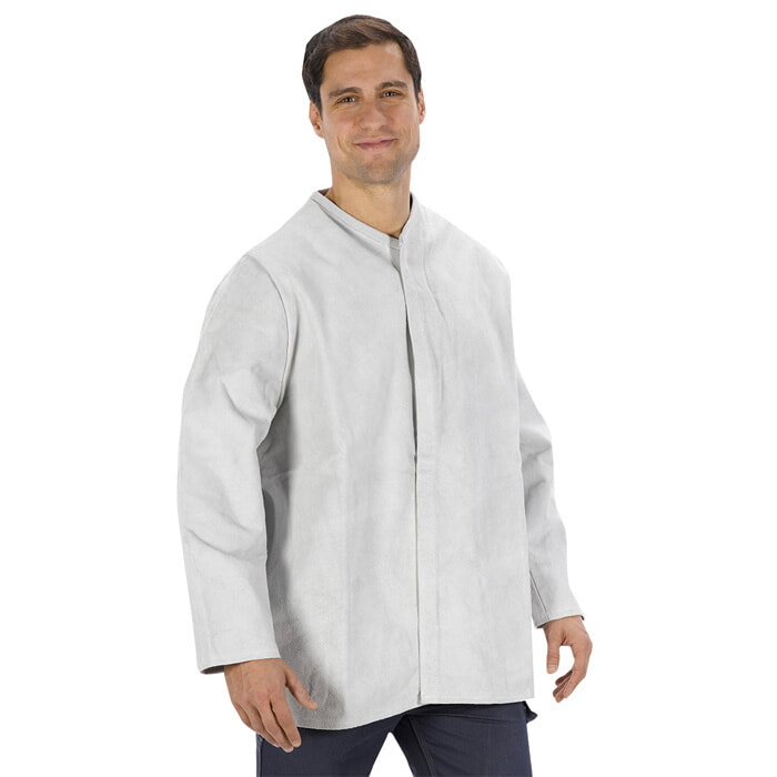 Chaqueta Soldador en Serraje Selección Económica, Color Natural. Talla M