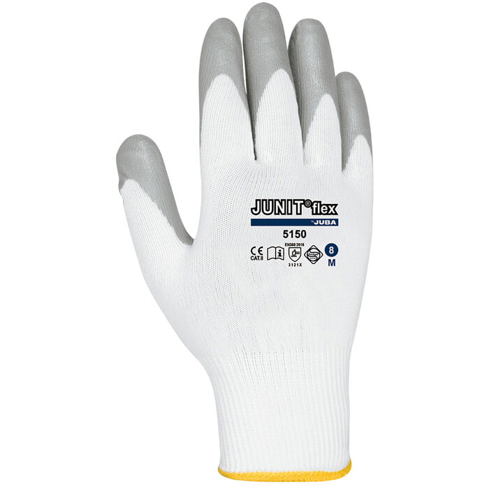 "Junit Flex®" Guante de Nylon con Recubrimiento Nitrilo Palma Foam. Talla 8