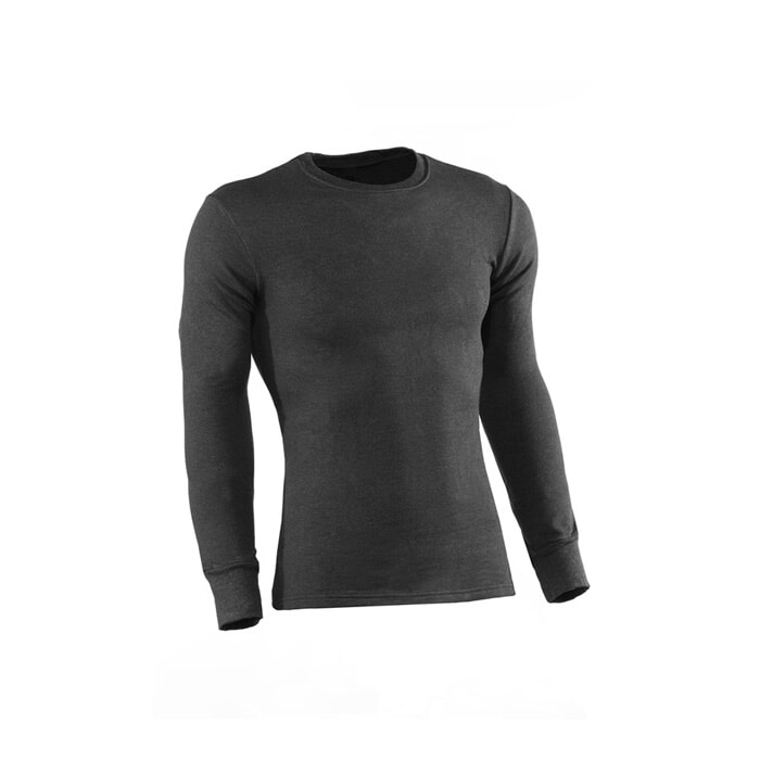 Camiseta Algodón/Soja. Color Gris Oscuro. Frio Extremo. Talla L