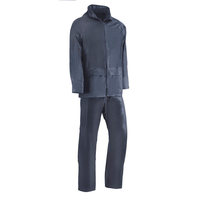 Traje de Agua Nylon 100% S/Soporte de P.V.C. 0,18 Mm. Color Azul. Be Green. Talla M