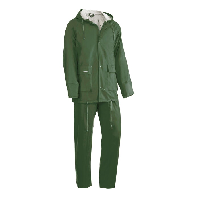 Traje de Agua Poliuretano 100% S/Soporte de Nylon. 0,38-0,42 Mm. Color Verde. Be Green. Talla L
