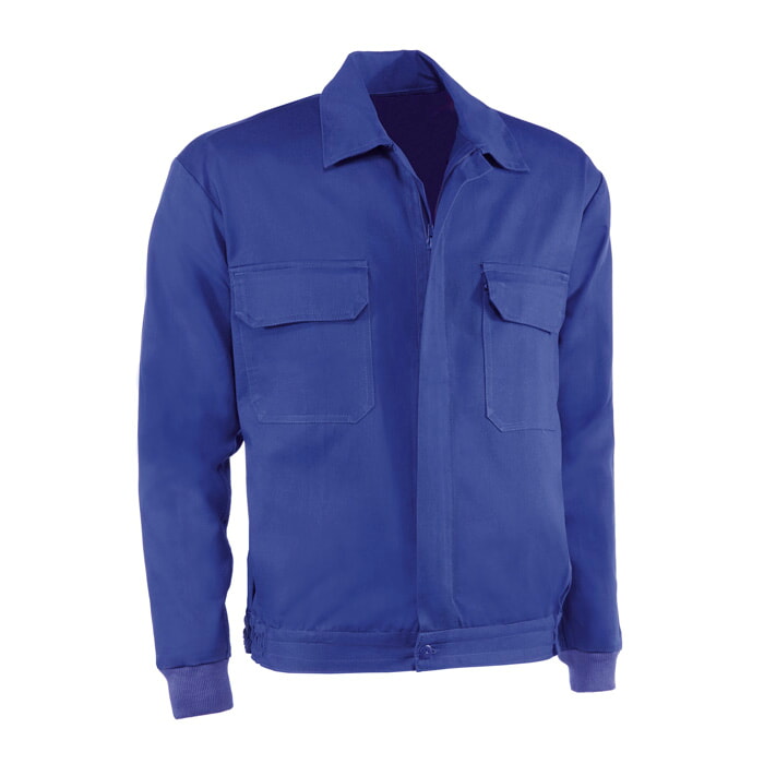 Chaqueta Algodón Tejido 220 Grm. Color Azulina. Talla 54