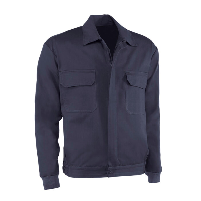 Chaqueta Algodón Tejido 220 Grm. Color Marino. Talla 6