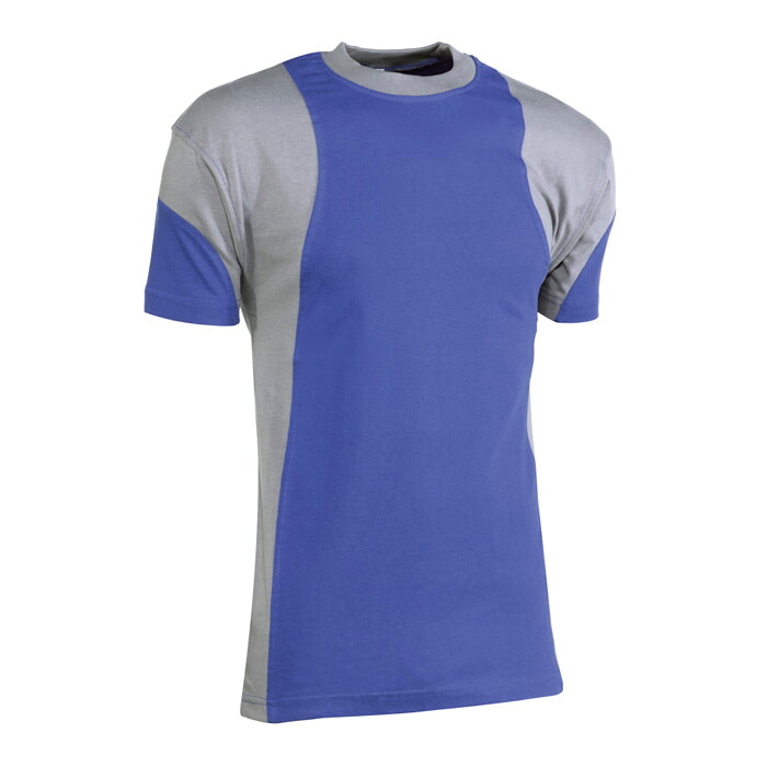 Camiseta 100% Algodón. Color Azulina/Gris. Talla XXL