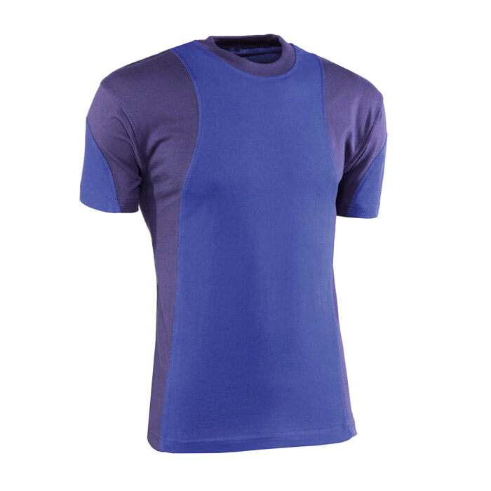 Camiseta 100% Algodón. Color Azulina/Marino. Talla XL