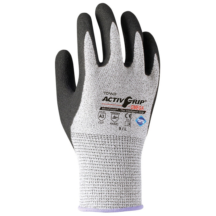 Guante Polietileno, Alta densidad con Fibra de Vidrio, Doble Recubrimiento de Nitrilo Microfinish®. Talla 10