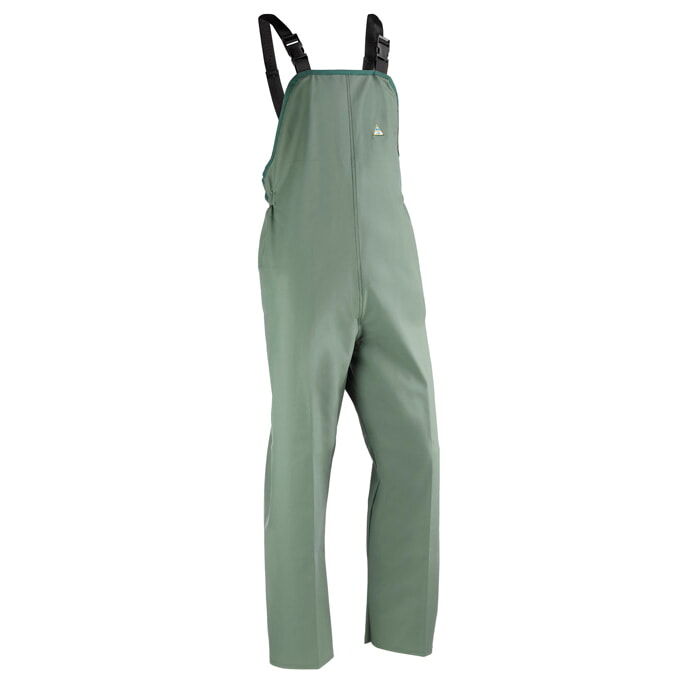 Peto con Tirantes de Pvc/Poliester. Color Verde. Productos Quimicos. Talla XXL