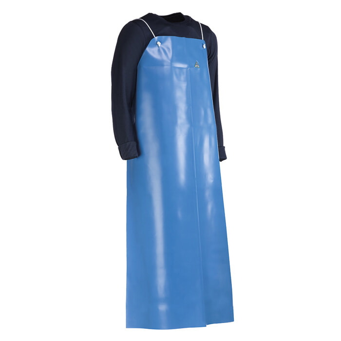 Delantal 100% Pu. Color Azul.