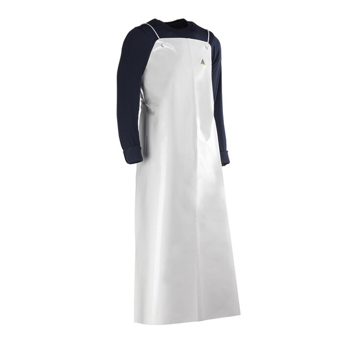 Delantal 100% Pu. Color Blanco.