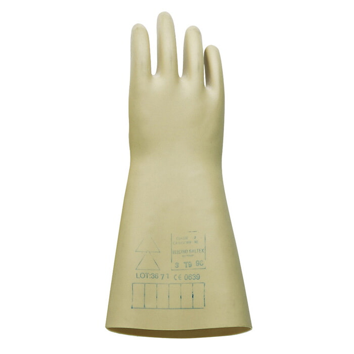 Guante de Látex para Usos Eléctricos. Clase 3. 30.000 Voltios. Talla 9