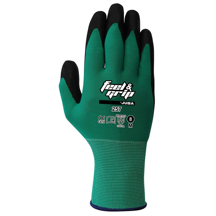 "Feel&Grip" Guante de Nylon Recubierto de Látex con Tecnología Anr en Palma. Talla 9