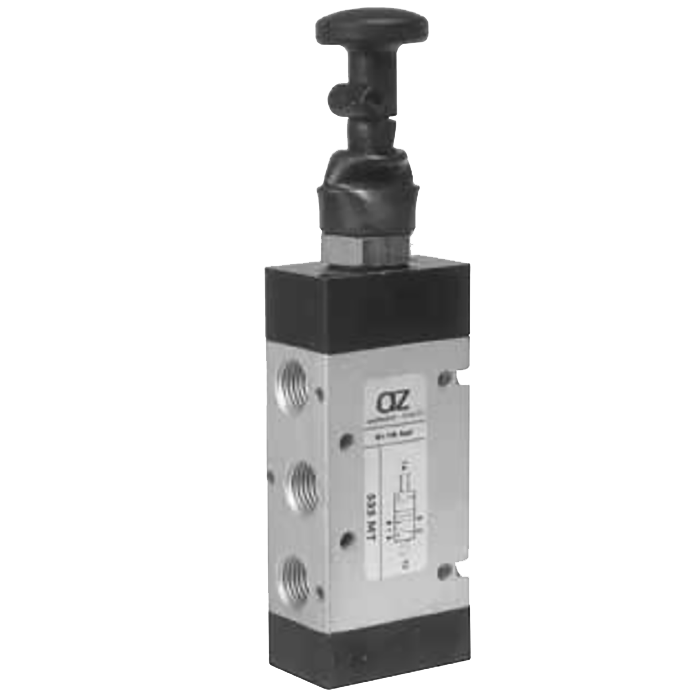 Válvula Tirador 1/4 5v Monoestable