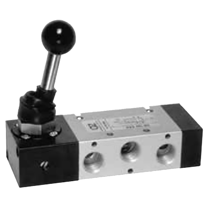 Válvula manual 1/4 90g 5v Monoestable