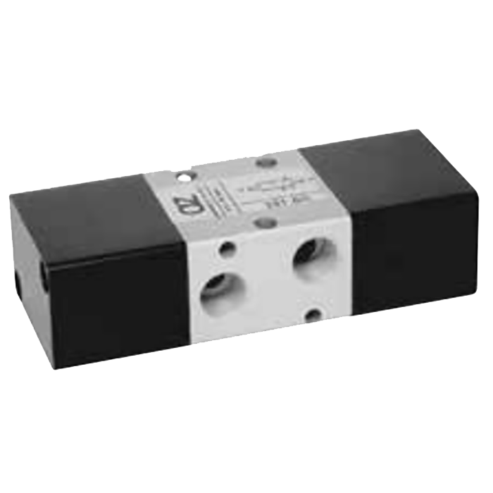 Válvula doble accionamiento neumático 3/2 1/8” biestable