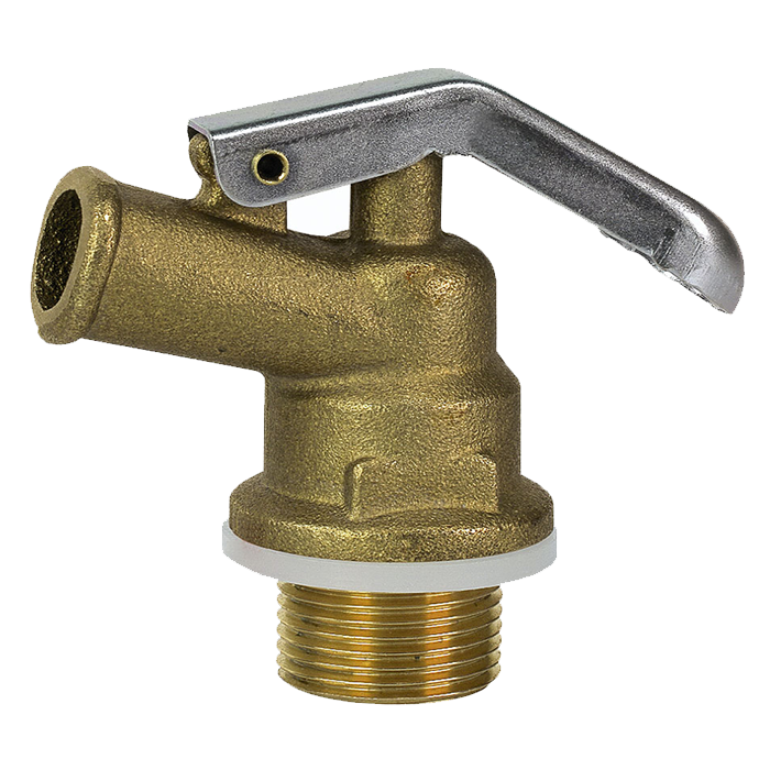 Válvula de drenaje de latón 3/4" a 1stk