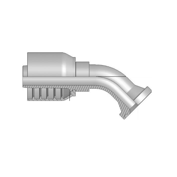 Brida 45º 5000 PSI 1 T 3/4